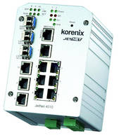 Industrial Ethernet Switch is offered in 10-port version.