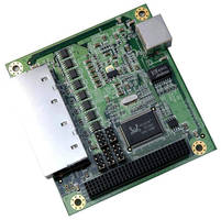 Ethernet Switch Card has 5-port, PCI-104 design.