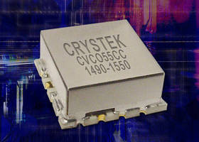 Voltage Controlled Oscillator operates from 1,490-1,550 MHz.