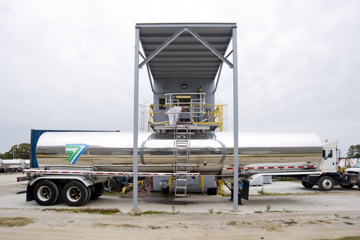 New enzymes can help produce cellulosic ethanol at commercial rates. Credit: Novozymes.