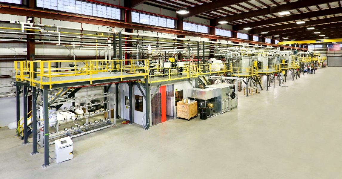 A look inside the new Carbon Fiber Technology Facility at Oak Ridge National Laboratory in Oak Ridge, Tennessee.