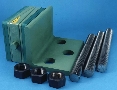 Machine Supports prevent walking and dissipate energy.