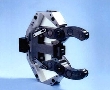 Workpiece Support grips parts on lathe.