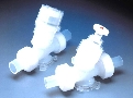 Molded High-Flow 2-Way Valve uses no O-ring end fittings.