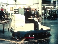 Scrubber/Sweeper sweeps and scrubs in just 1 pass.