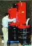 Aerosol Can Crusher processes 800 cans per hour.