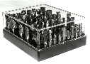 See-Through Storage Rack holds large-size end mills.