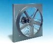 Propeller Fans push air with 5 or 10 blades.