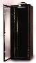 Rack Mount Enclosure includes solid state air conditioner.