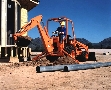 Tractor Loader Backhoe has 25 hp diesel engine.