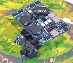 DC/DC converter needs no heat sink.