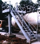 Platform offers fall protection.