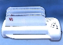 Document Handler laminates and binds.