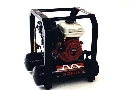 Air Compressor is portable and gasoline-powered.
