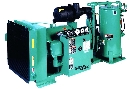 Air Compressor connects to direct gear motor.