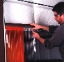 Strip Door System reduces installation time.