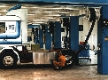 Exhaust Hose Reels keep workshop free of fumes.