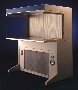 Workstations provide dust and particle-free work areas.