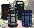 Receptacles provide contoured modern appearance.