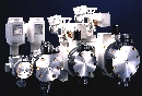 Metering Pumps offer manual, electric, or pneumatic actuation.