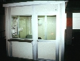 Modular Offices offer anodized aluminum construction.