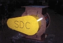 Rotary Airlock lets large particles pass through valve.