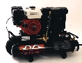 Air Compressor has Honda engine.