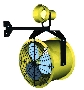 Dock Fan produces up to 3,800 cfm.