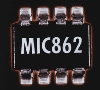 Op Amps in tiny SOT23-8 package draw low current.