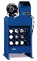 Crimper offers semi-automatic or automatic operation.