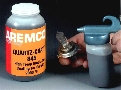 Blacktop Coating System absorbs halogen lamp intensity.