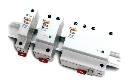 Surge Protector mounts on DIN rail.