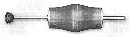 Deburring Tool deburrs cross-drilled holes.