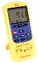 Thermometer uses Type K or Type J thermocouples.