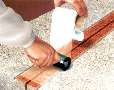 Joint and Crack Tape replaces caulks.