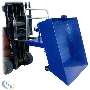 Parts Hopper can be dumped using fork truck.