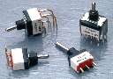 Mini Toggle Switches are washable and wave solderable.