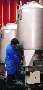 Mixer suits noxious, corrosive, or toxic substances.