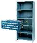 Drawer Storage Unit retrofits into standard shelving.