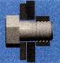 Fastener is self-locking and vibration resistant.