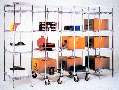 Overhead Track Storage System suits confined spaces.