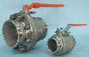 Port Ball Valves have grooved ends.