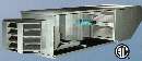 Heating System provides space heating for warehouses.