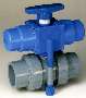 Fail-Safe Ball Valves are constructed of Corzan® CPVC.