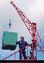 Roofing Hoist provides safe lifting of building materials.