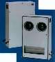 Heat Exchanger cools electrical control cabinets.