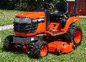 Sub-Compact Tractor carries 398 lbs in front loader.