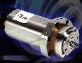 Spindle features motorized bearing for high stiffness.