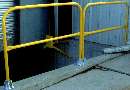 Handrails are customized for specific applications.