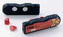 Laser Measuring Device aligns belt and train drives.